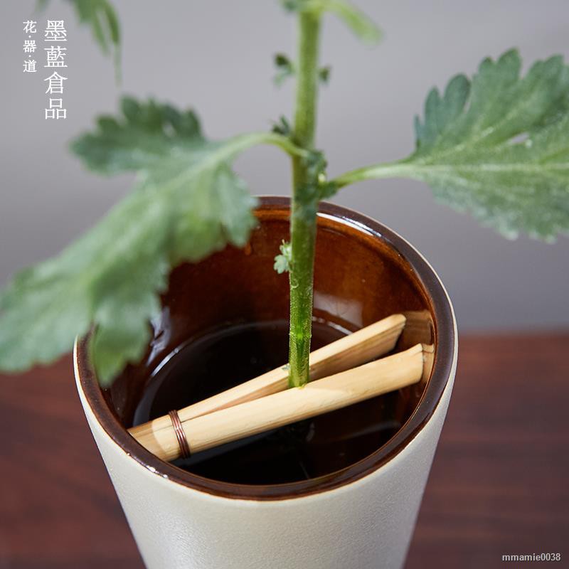 熱賣 日本進口插花瓶花竹木撒日式小原流花藝花道工具花瓶固定器 蝦皮購物
