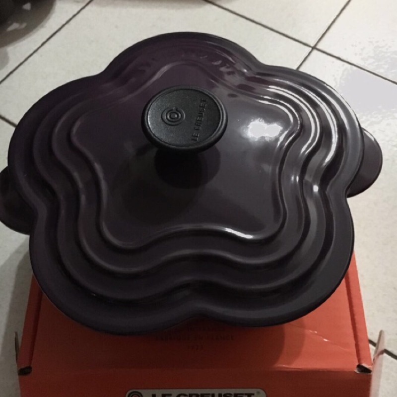 Le Creuset 野莓紫花鍋/鐵鑄鍋 20 cm