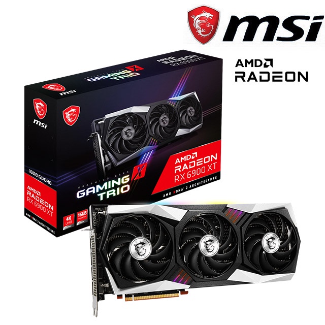 MSI 微星 RX6900XT GAMING X TRIO 16G 32.4cm/顯示卡【現貨】【GAME休閒館】