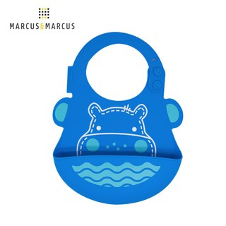 (6個月以上適用)【加拿大 Marcus & Marcus】動物樂園矽膠立體圍兜 口水巾 寶寶 幼兒用