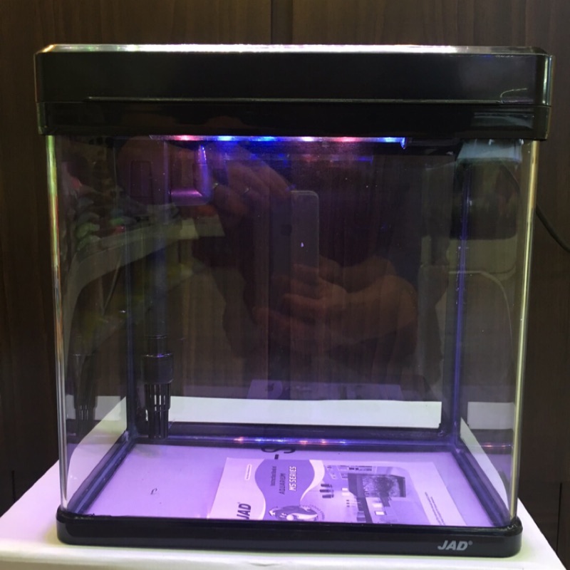 {泳耀水族2店｝JAD 魚缸 迷你加蓋LED魚缸