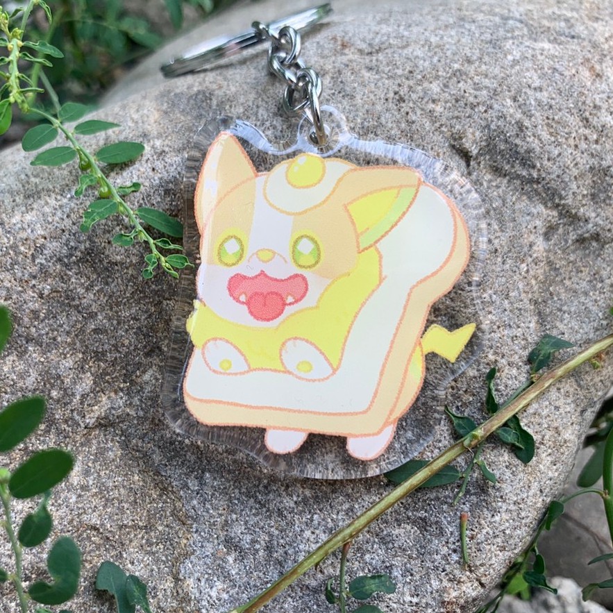 Yamper acrylic key chain