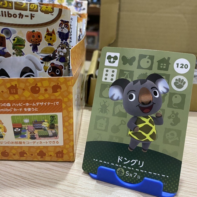 現貨🔥 正版 日版 動物森友會 amiibo 卡片  No.120 阿栗   動物之森  動森 卡包 現貨免運