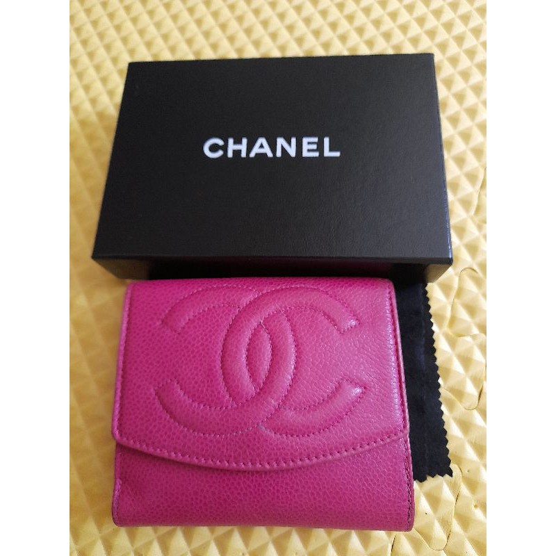 CHANEL(正)香奈兒真皮皮夾😊