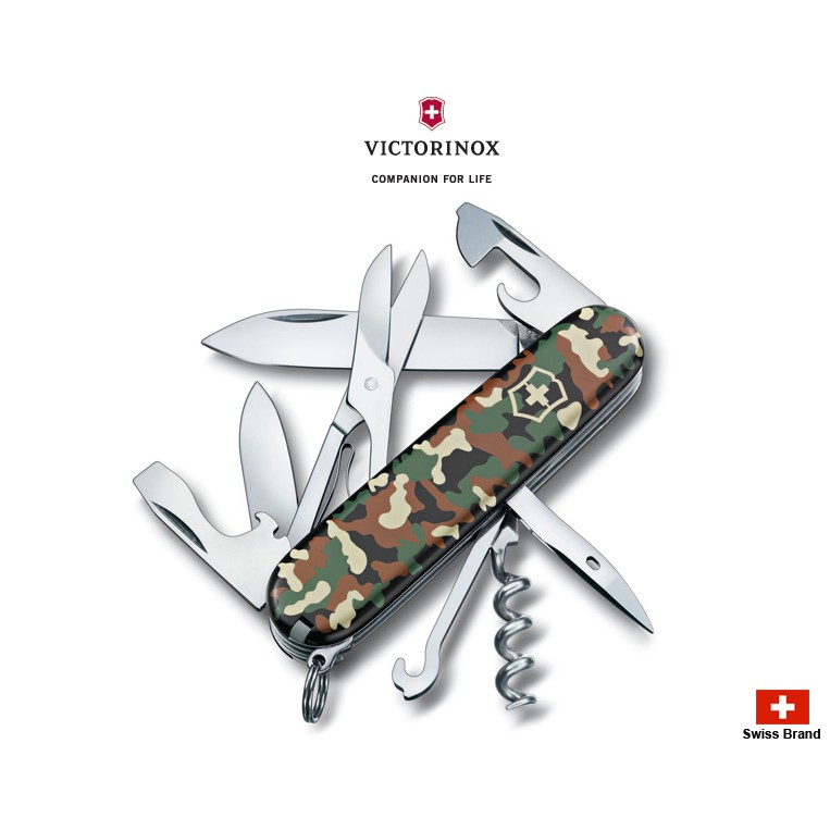 Victorinox瑞士維氏91mm攀岩者Climber迷彩14用瑞士刀【1.3703.94】