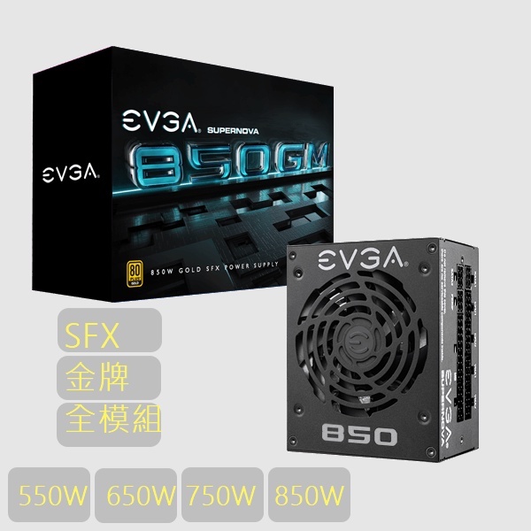 [SFFbunny]EVGA 艾維克 SFX小電源 550 650 750 850 GM 金牌全模組電源供應器