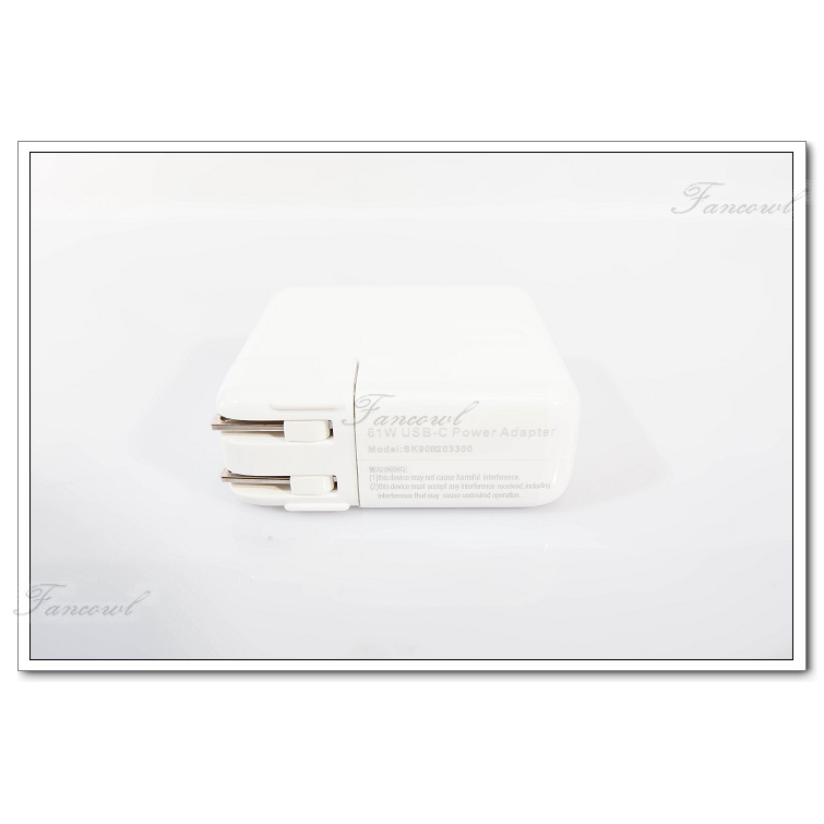 Apple 61W PD快充  USB-C 充電器 + 2m線TYPE C -Mac A1989 A1718 A1540