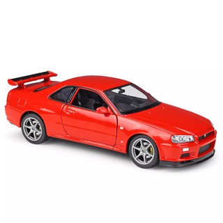 【W先生】Welly 威利 1:24 1/24 Nissan Skyline GT-R GTR R34 合金 模型車