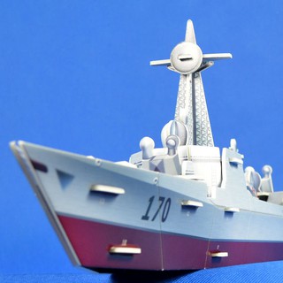 邦維 3D立體拼圖立體模型 1060384 蘭州級飛彈驅逐艦軍艦模型 佳廷模型 M54242