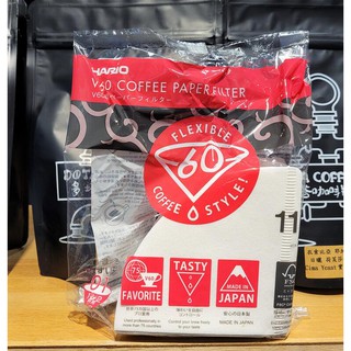 【多塔咖啡】新包裝100張入 HARIO V60 錐形 漂白濾紙 VCF-01-110W (1~2人) 圓錐濾紙