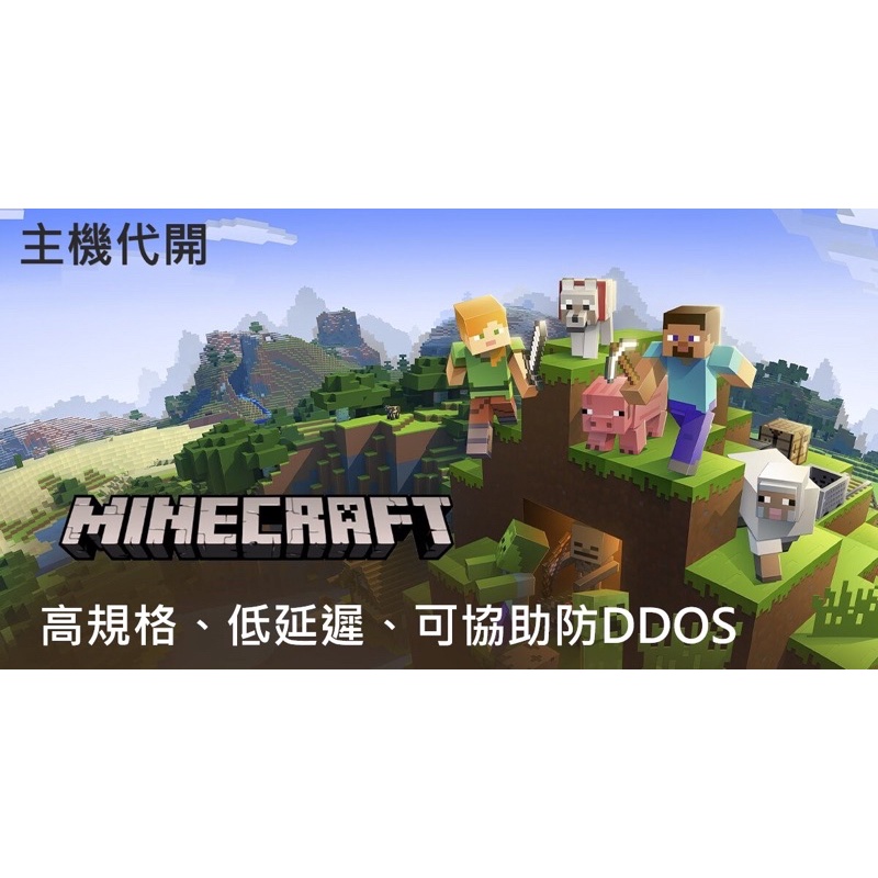 實體主機租賃 Minecraft 伺服器 多開遊戲 低延遲 高規格主機 可協助抗ddos 蝦皮購物