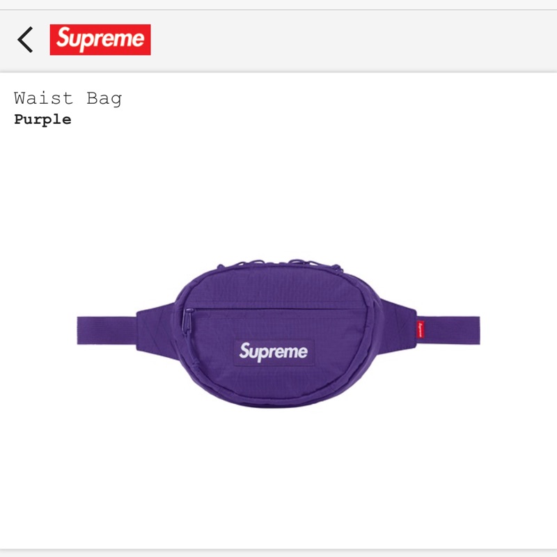 supreme 18fw waist bag
