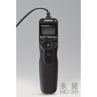 三重☆大人氣☆ 永諾 MC-36 MC36 液晶電子 快門線 for Nikon Canon N3 N1 C3 C1