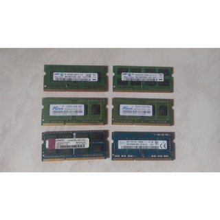 [閒甦機] 二手 拆機品 可挑廠牌 DDR3 1333 1600 2G 筆電用記憶體 RAM