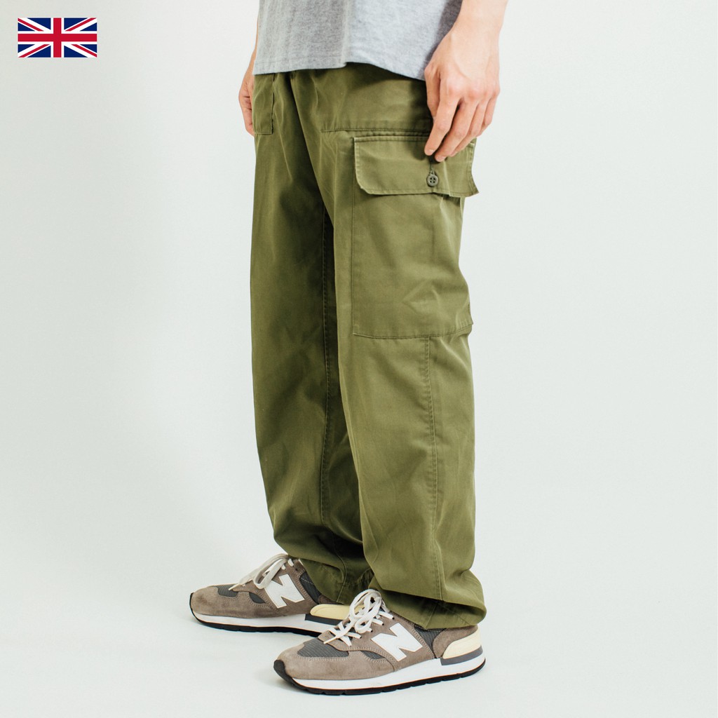 英軍公發 [側口袋] 橄欖綠輕量軍褲 British Army Lightweight Trousers英國 軍綠工作褲
