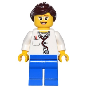 樂高人偶王 LEGO 城市系列#40161 game012 醫生