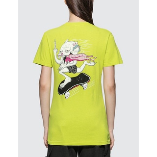 RIPNDIP SKATE NERM TEE 螢光綠色 短袖T恤 中指貓 台灣總代理-ALL