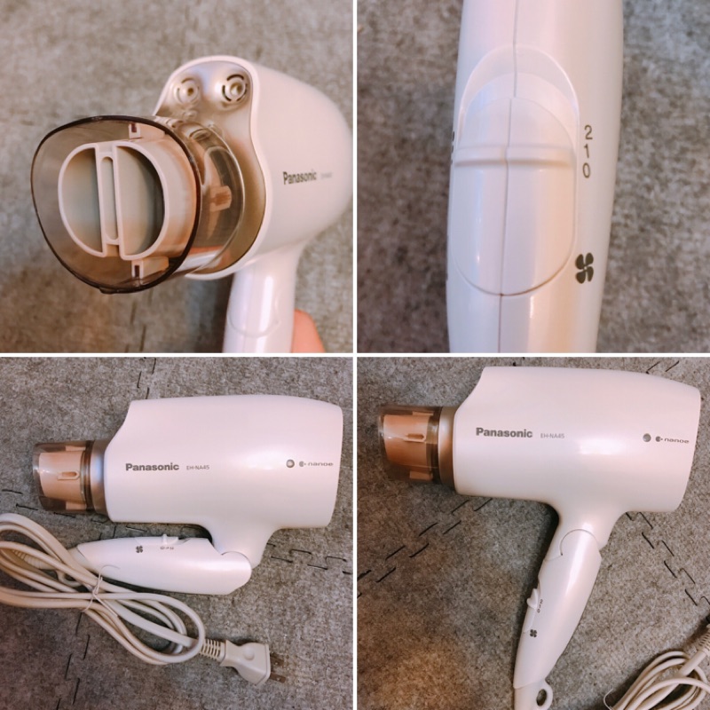 羅惠琳 全新Panasonic國際牌 奈米水離子吹風機(白色) EH-NA45 現貨