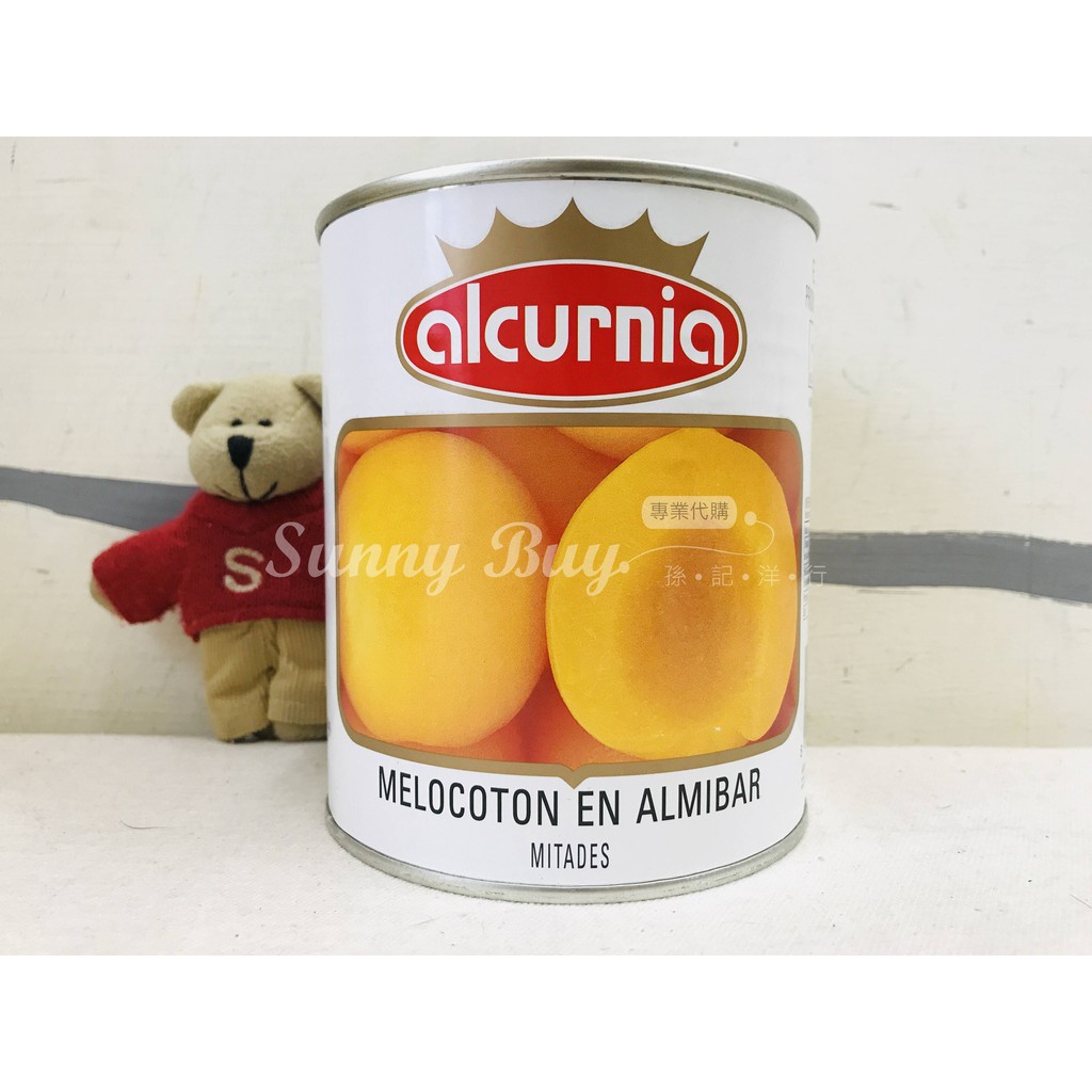 【Sunny Buy】◎現貨◎ Alcurnia 皇家牌 西班牙水蜜桃 糖漬水蜜桃 水果罐頭 200g 3入 烘焙材料
