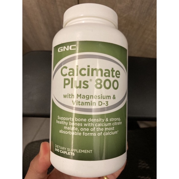 GNC 健安喜鈣 Calcimate plus 800 含鎂 維他命D3 240+30