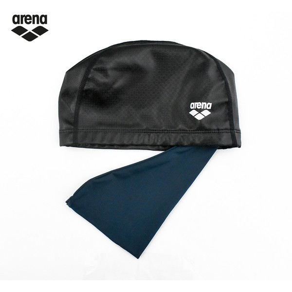 arena FAR-8905 矽膠髮帶泳帽(長髮適用)