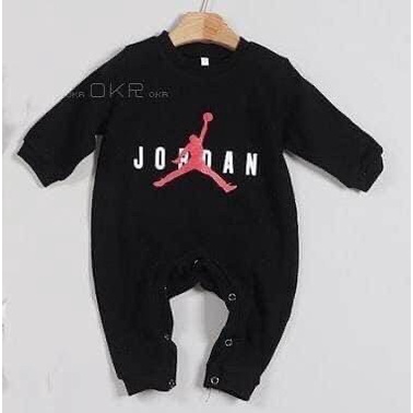 👶🏻現貨👶🏻🐼小熊貓 童裝閣🐼🎀潮牌 喬登 Jordan🎀包屁衣 連身衣 台灣製造 春秋冬 薄款 長袖 男女寶 嬰幼兒