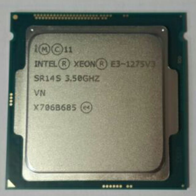 Intel Xeon E3-1275v3 1150 第4代 (全新未壓)8-9系列板同I7-4770K近I7-4790K