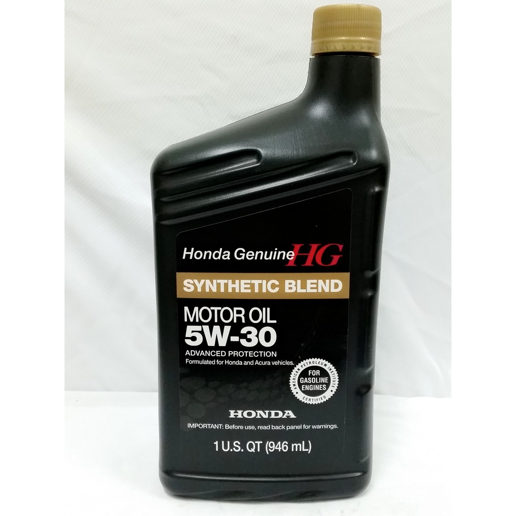 【雞仔機油】美國 Honda Genuine Synthetic Blend 5w-30 5w30