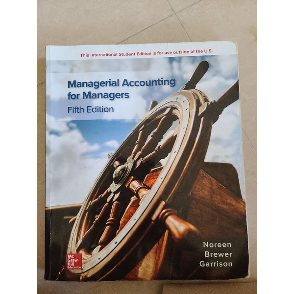 二手管理會計Managerial Accounting for Managers (Fifth Edition)