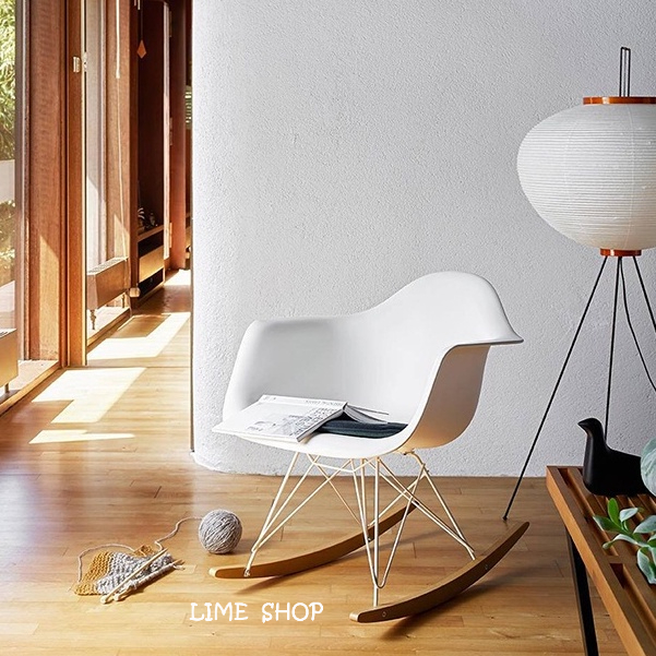 『LIME』瑞士設計 Vitra. Eames Plastic Armchair RAR 伊姆斯搖椅 扶手椅 休閑椅