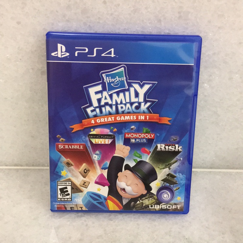 PS4 Hasbro Family Fun Pack 大富翁 家庭歡樂 九成新 英文版