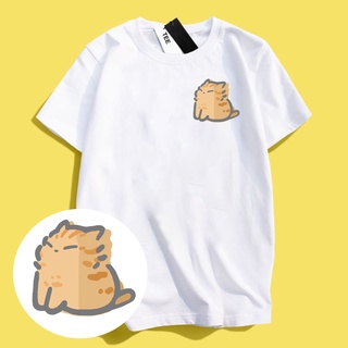 JZ TEE 橘貓-吹風 短袖T恤衣服 男女通用版型上衣