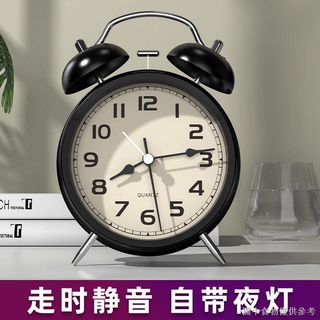 【史努比計時器】【熱賣款】鬧鐘靜音床頭簡約創意學生卡通鬧鈴時鐘多功能金屬兒童夜光小鬧錶