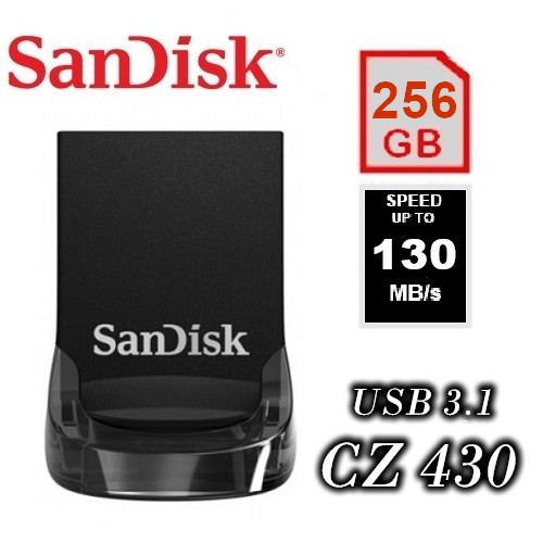 原廠全新 SanDisk 256GB CZ430 ultra Fit【SDCZ430 256G】USB3.1 公司貨