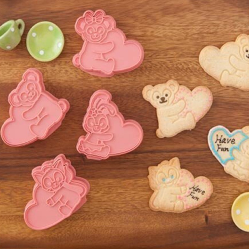 日本 東京 迪士尼 海洋限定商品 Duffy 雪莉梅 史黛拉兔 模具 達菲 愛心 餅乾模
