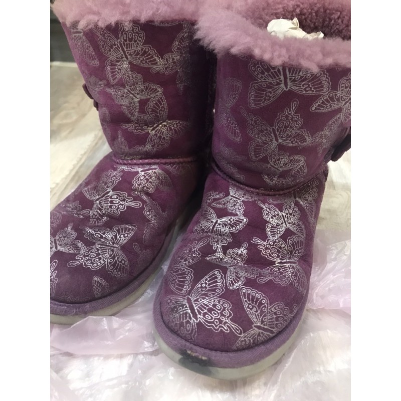 二手 UGG 紫色雪靴 20cm腳購於華泰名品城