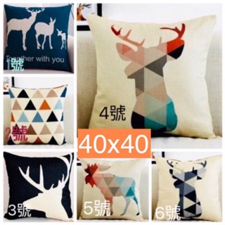 【D52】［臺中現貨］日式露營美學棉麻抱枕 （含棉枕芯）40*40坐墊 沙發靠枕 辦公室靠腰 可水洗 「森之露戶外」