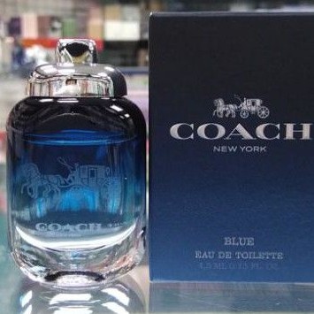 Coach 時尚藍調沾式淡香水4.5ml迷你瓶專櫃公司貨保存期限2025年1月 蝦皮代開發票 COACH BLUE