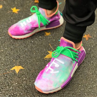 現貨全新 Adidas NMD 菲董 Pharrell Williams Hu Holi 綠紫 梵文水彩 粉紫 黑紫