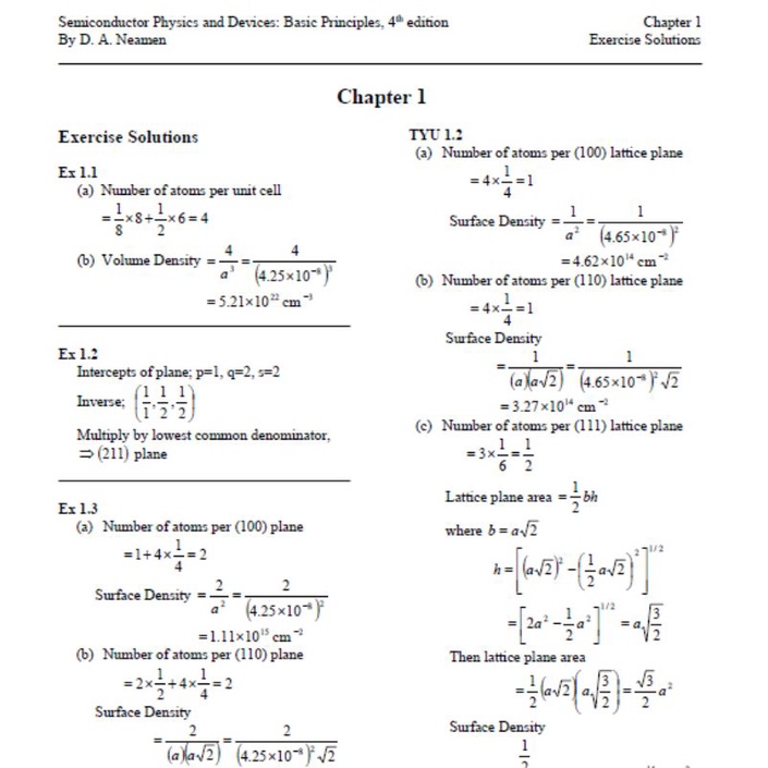 Semiconductor Physics And Devices 4th Edition Neamen 完全解答 蝦皮購物