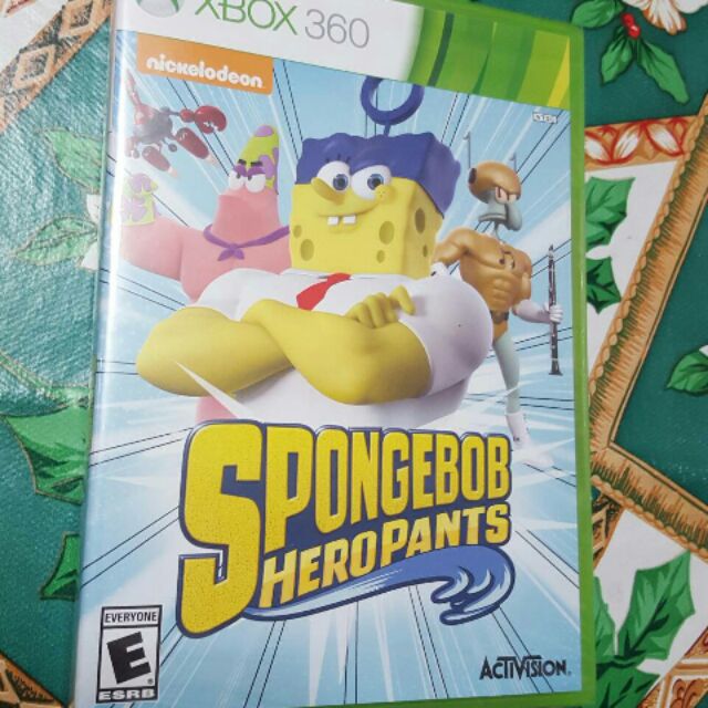 全新 XBOX 360 海綿寶寶 英雄短褲 -英文美版- Spongebob HeroPants
