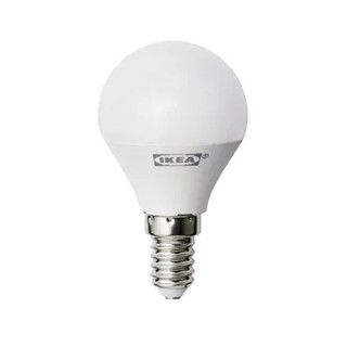 LED燈泡 E14 200ml 2.2W 球形 乳白色 暖黃光 2700k
