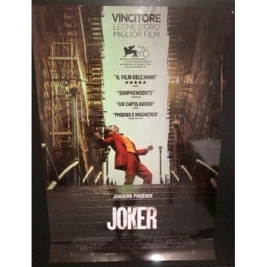 【原版海報】小丑 Joker (2019) 義大利版 70x100公分 電影海報收藏