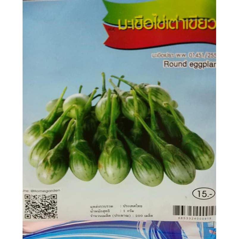 泰國迷你綠蛋茄種子30粒50元