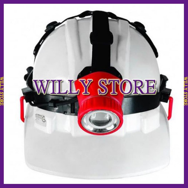 【WILLY STORE】HL-9028 8W多功能LED硬帶頭燈 1000流明工程帽專用附鋰電池1顆 無段調大雨可使用