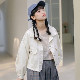 新款韓版小個子短款牛仔薄外套女春秋百搭寬鬆外套