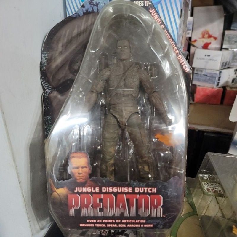 盒微損NECA 鐵血戰士 25週年 終極戰士的對手Predator 泥漿阿諾