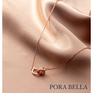 <Porabella>925純銀鋯石項鍊 d字母項鍊輕奢小眾設計感高級 ins風 兩色可選 Necklace