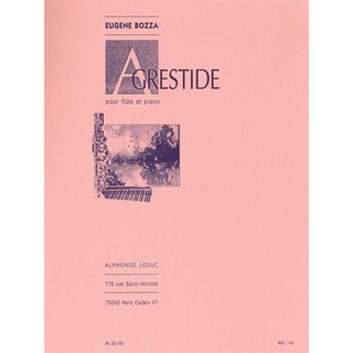 Eugène Bozza Flute Agrestide Op.44 波札 長笛"農村曲"