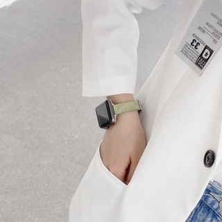 S9錶帶 apple watch錶帶 真皮錶帶 蘋果錶帶 女士錶帶 iwatch錶帶 手錶錶帶 綠色小蠻腰真皮錶帶